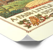 "Een eerlijk klein meisje" Poster (Hoek)