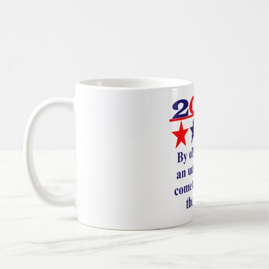 Een eerlijk Man kan zich geen genoegen voelen - po Koffiemok (Links)