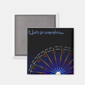 Een eerlijke herinnering magneet (Voorkant / Achterkant)