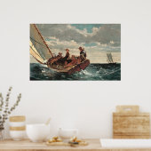 Een eerlijke wind opdelen door Winslow Homer Poster (Keuken)