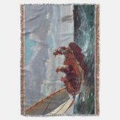 Een eerlijke wind van 1876 Winslow Homer opbreken Deken (Voorkant Verticaal)