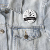 "Een eerlijker huis dan proza" Ronde Button 5,7 Cm (In situ)