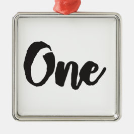 Een eerste verjaardag eerste verjaardag Mijn 1 jaa Metalen Ornament