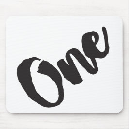 Een eerste verjaardag eerste verjaardag Mijn 1 jaa Muismat