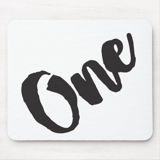 Een eerste verjaardag eerste verjaardag Mijn 1 jaa Muismat (Voorkant)