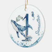 Eén eerste verjaardag - Op maat gemaakte groothand Keramisch Ornament (Links)