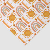 Een eerste verjaardag Waterverf Boho Rainbow en Su Tissuepapier (Detail)