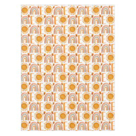 Een eerste Waterverf op zaterdag zonneschijn en re Tafelkleed