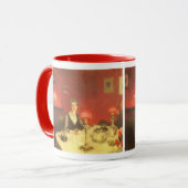 Een eettafel 's nachts door John Singer Sargent Mok (Voorkant links)