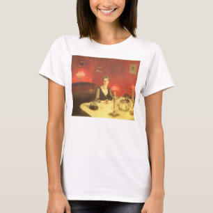 Een eettafel 's nachts door John Singer Sargent T-shirt