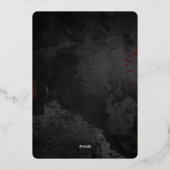 Een Eeuwige Liefde, Een Hemelse Nacht - Trouw Uitn Folie Uitnodiging (Achterkant)