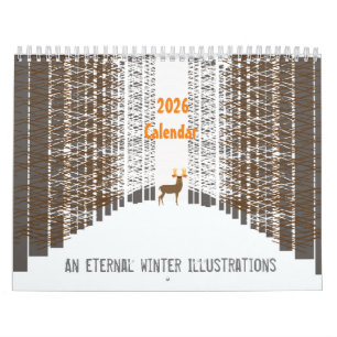 Een eeuwige winterkalender kalender