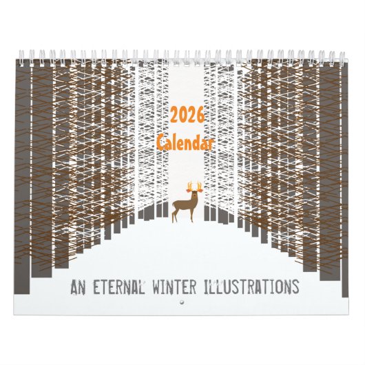 Een eeuwige winterkalender kalender (Hoes)