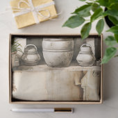 Een efemeer Pasenserie-ontwerp #23 Tissuepapier (Geschenk)