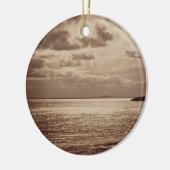 Een effect van de zon, Normandy c.1857 (sepia foto Keramisch Ornament (Links)