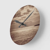 Een effect van de zon, Normandy c.1857 (sepia foto Ronde Klok (Hoek)