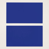 Een effen blauwe achtergrond zonder andere zichtba visitekaartje (Voorkant /achterkant)