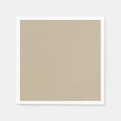 Een effen bruine achtergrond met een gladde, unifo servet (Voorkant)