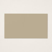 Een effen bruine achtergrond met een gladde, unifo visitekaartje (Voorkant)