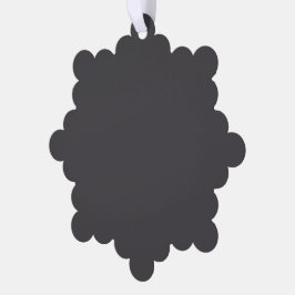 Een effen, donkerblauw vierkant zonder extra ornament kaart