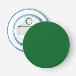 Een effen groene achtergrond vult de afbeelding button flesopener