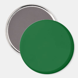 Een effen groene rechthoek met een uniforme kleur magneet