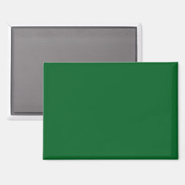 Een effen groene rechthoek met een uniforme kleur magneet