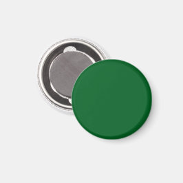 Een effen groene rechthoek met een uniforme kleur magneet