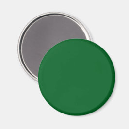 Een effen groene rechthoek met een uniforme kleur magneet