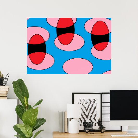 Een Eggcellent Day Ken Gage Art Poster (Thuiskantoor)