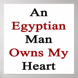 Een Egyptisch Man heeft mijn hart Poster