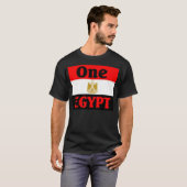 Eén Egyptische vlag T-shirt (Voorkant volledig)