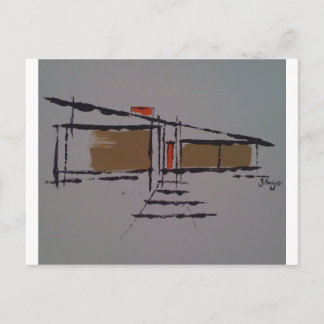 Een Eichler thuis op een T #1 Briefkaart