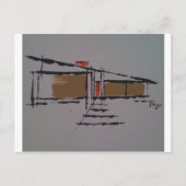 Een Eichler thuis op een T #1 Briefkaart (Voorkant)