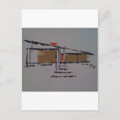 Een Eichler thuis op een T #1 Briefkaart (Voorkant)
