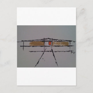 Een Eichler thuis op een T-shirt #2 Briefkaart