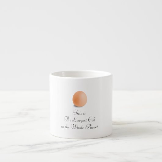 Een eieren espresso kop (Voorkant)