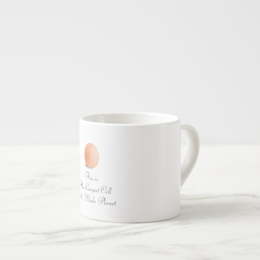 Een eieren espresso kop (Voorkant rechts)