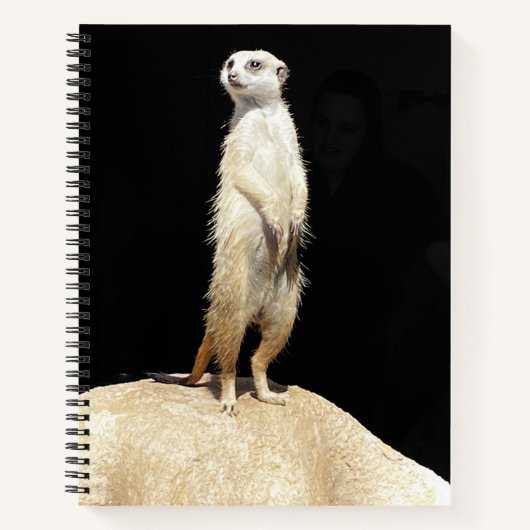 Een eigenzinnige meerkat - Notitieboek (Voorkant)