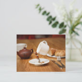 Een eikelelf drink mijn koffie! briefkaart (Staand voorkant)