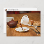 Een eikelelf drink mijn koffie! briefkaart (Voorkant / Achterkant)