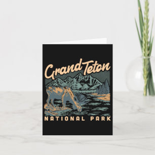 Een eland in Grand Teton National Park  Hikin Kaart