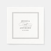 Een Elegant Affair Wedding Flouris Servet (Voorkant)