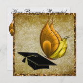 Een elegant Afstuderen evenement - SRF Kaart (Voorkant / Achterkant)