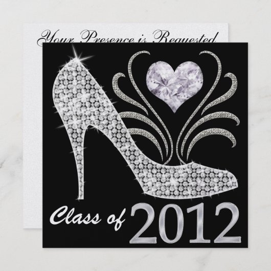 Een elegant Afstuderen evenement - SRF Kaart (Voorkant / Achterkant)