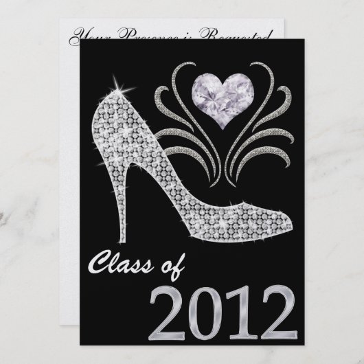 Een elegant Afstuderen evenement - SRF Kaart (Voorkant / Achterkant)