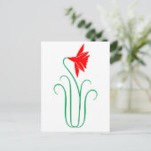 Een ELEGANT Flower Show Briefkaart (Staand voorkant)