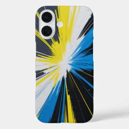 Een elegant gewaagde Abstract iPhone 16 Hoesje