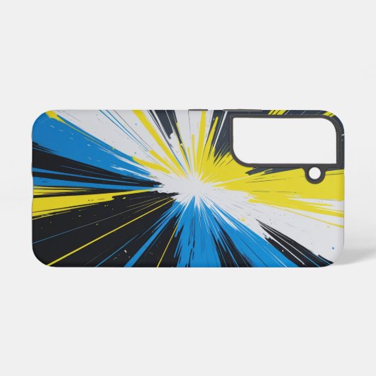 Een elegant gewaagde Abstract Samsung Galaxy Hoesje (Achterkant horizontaal)