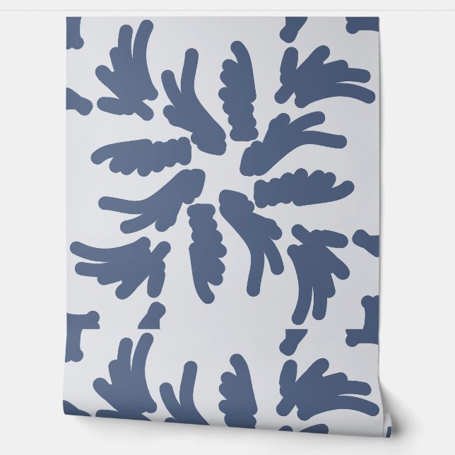 Een elegant grijs "Ratti_Creative_Arts" behang (Afrollen)